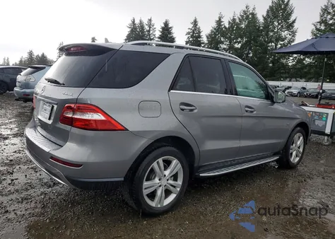 2012 Mercedes-Benz Ml 350 4Matic из США, поврежденный, VIN 4JGDA5HB6CA039347